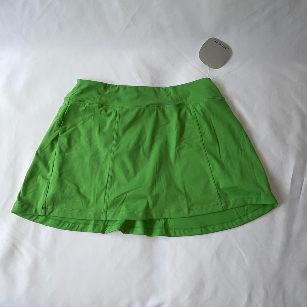 Green tennis skirt